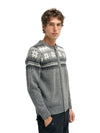 Dale Of Norway M VEAFJORD MASC JACKET Smoke Darkcharcoal Cream S - PeakStyle