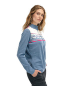 Dale Of Norway W LIBERG FEM JACKET Blueshadow Offwhite XL - PeakStyle