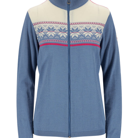Dale Of Norway W LIBERG FEM JACKET Blueshadow Offwhite XL - PeakStyle