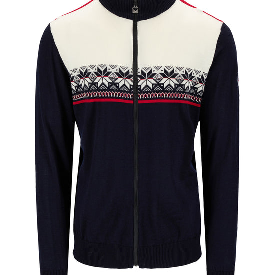 Dale Of Norway M LIBERG MASC JACKET Marine Offwhite Raspberry XXL - PeakStyle