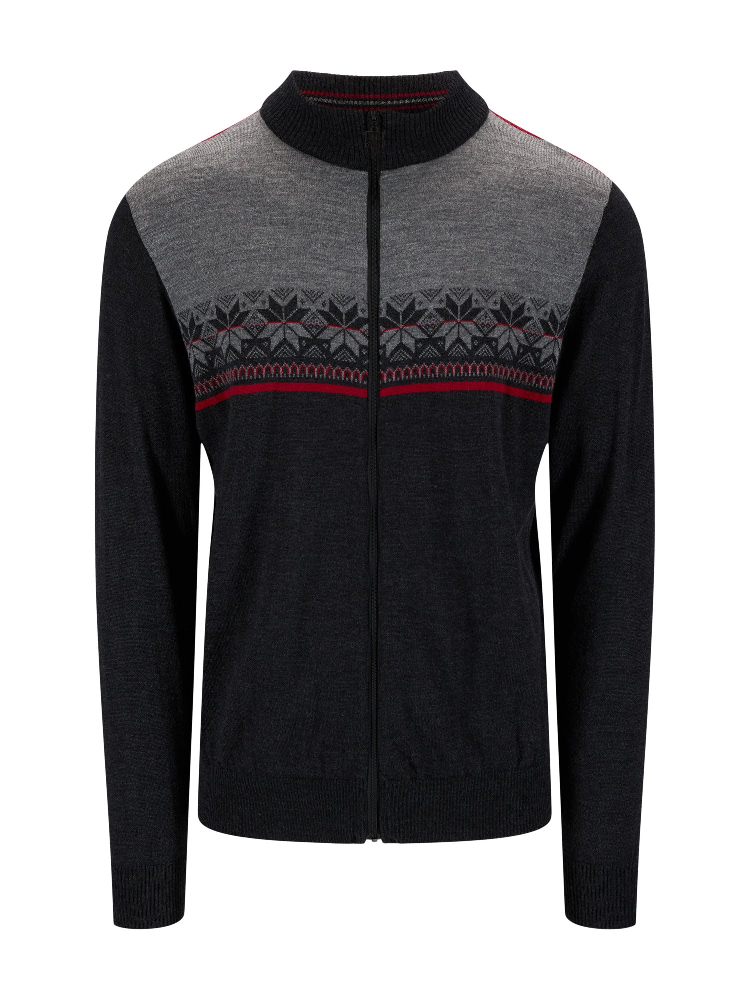 Dale Of Norway M LIBERG MASC JACKET Dark Charcoal Smoke Redrose XXL - PeakStyle