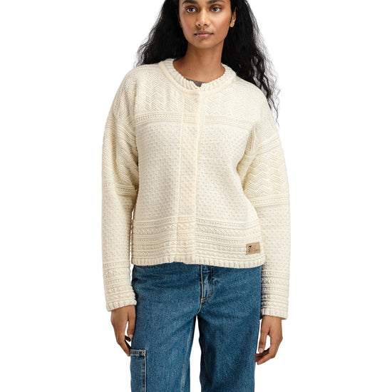 Dale Of Norway W LUSA FEM CARDIGAN Offwhite XL - PeakStyle