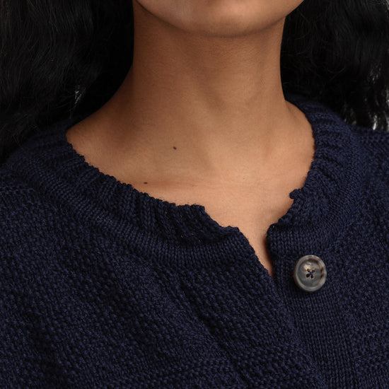 Dale Of Norway W LUSA FEM CARDIGAN Navy L - PeakStyle