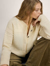 Dale Of Norway LUSA Wool Cardigan Women Offwhite – Lifestyle