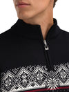 Dale Of Norway M MORITZ MASC SWEATER Darkcharcoal Raspberry Black 3XL - PeakStyle