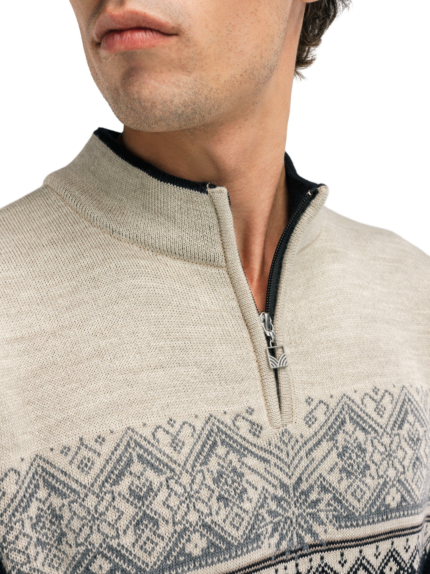 Dale Of Norway M MORITZ MASC SWEATER Black Sandstone 3XL - PeakStyle