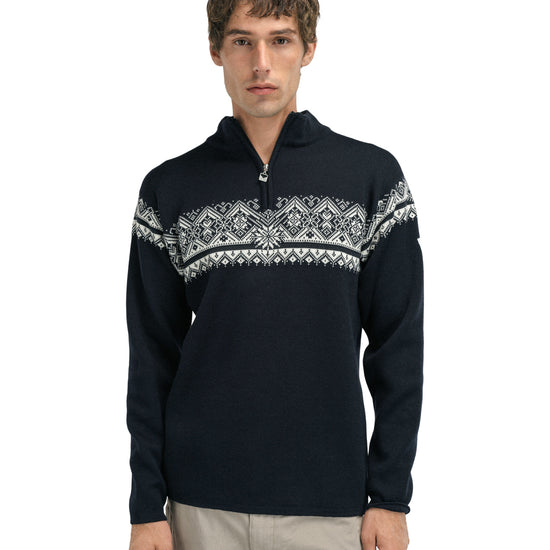 Dale Of Norway M MORITZ MASC SWEATER Black Offwhite Darkcharcoal 3XL - PeakStyle