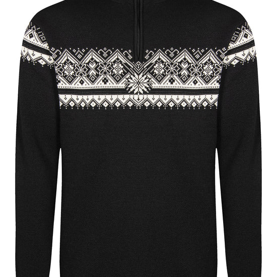 Dale Of Norway M MORITZ MASC SWEATER Black Offwhite Darkcharcoal 3XL - PeakStyle