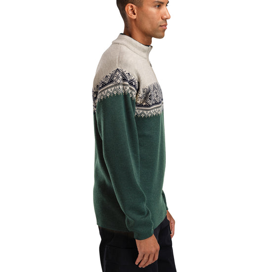 Dale Of Norway M MORITZ MASC SWEATER Pinegreen Sand S - PeakStyle