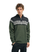 Dale Of Norway M MORITZ MASC SWEATER Darkgreen Smoke Darkcharcoal XXL - PeakStyle
