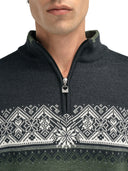 Dale Of Norway M MORITZ MASC SWEATER Darkgreen Smoke Darkcharcoal XXL - PeakStyle