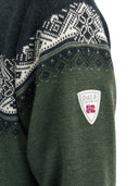 Dale Of Norway M MORITZ MASC SWEATER Darkgreen Smoke Darkcharcoal XXL - PeakStyle