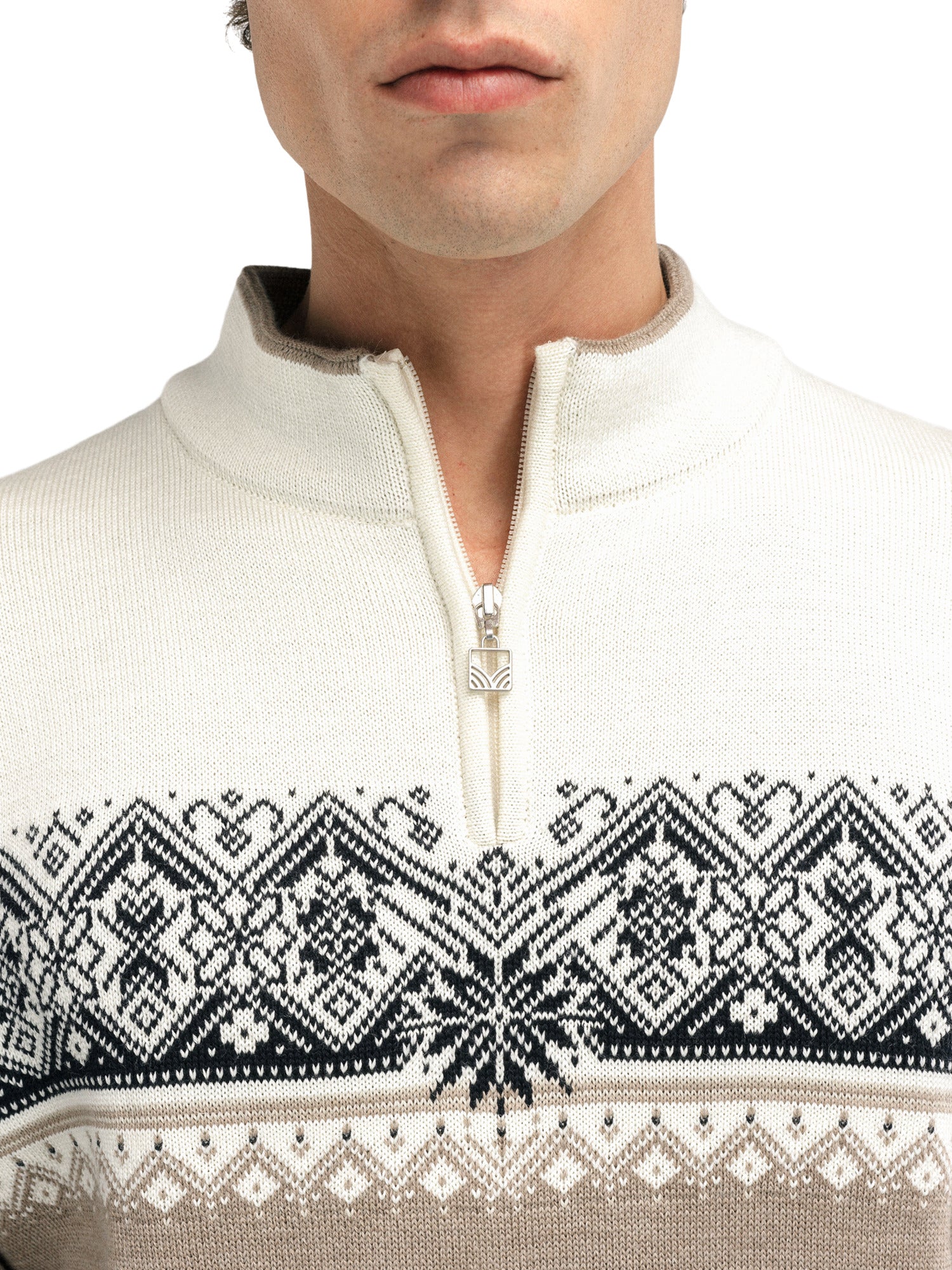 Dale Of Norway M MORITZ MASC SWEATER Mountainstone Sand 3XL - PeakStyle