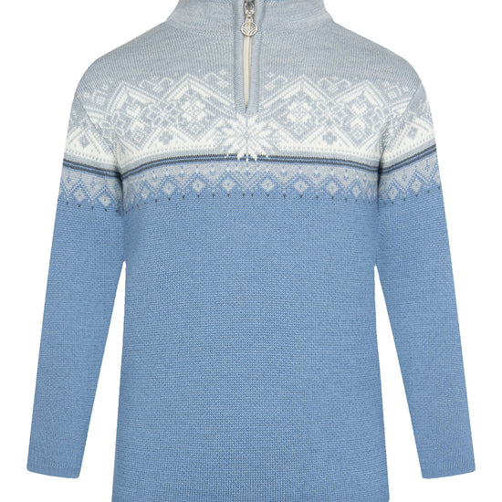 Dale Of Norway MORITZ KIDS SWEATER Blueshadow Grey Schiefer 12 Year - PeakStyle