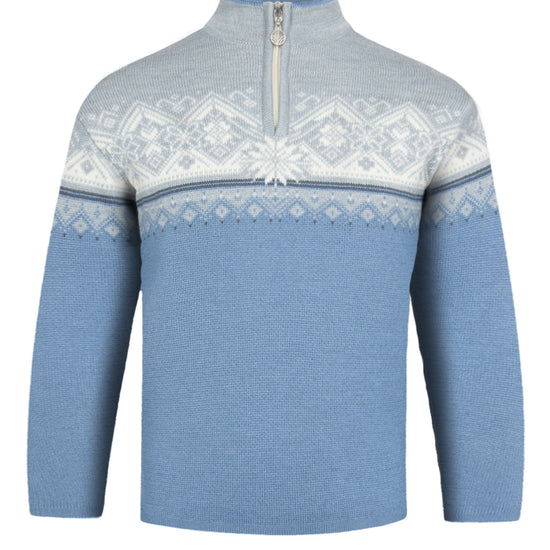 Dale Of Noorwegen MORITZ KIDS Merino Sweater Blueshadow Grey Slate – officiële packshot