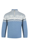 Dale Of Noorwegen MORITZ KIDS Merino Sweater Blueshadow Grey Slate – officiële packshot