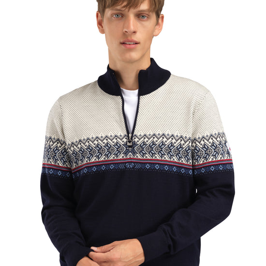 Dale Of Norway M HOVDEN MASC SWEATER Navy Blueshadow Indigo XXL - PeakStyle