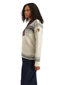 Dale Of Norway SETESDAL UNI SWEATER Offwhite Black 3XL - PeakStyle