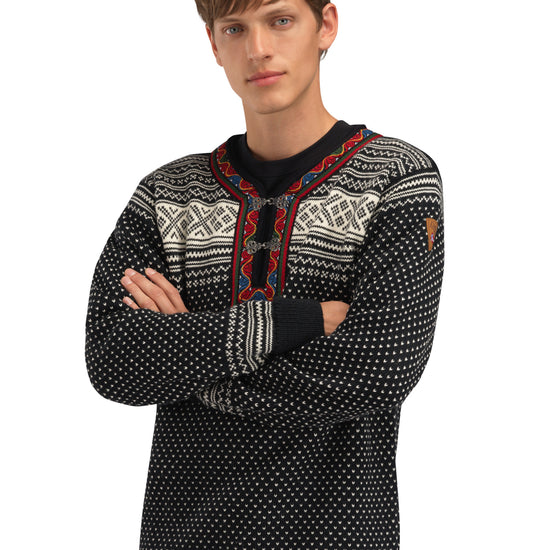 Dale Of Norway SETESDAL UNI SWEATER Black Offwhite 3XL - PeakStyle
