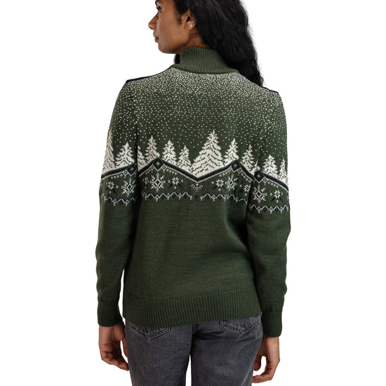 Dale Of Norway W DALE CHRISTMAS FEM SWEATER Loden Offwhite Navy XL - PeakStyle