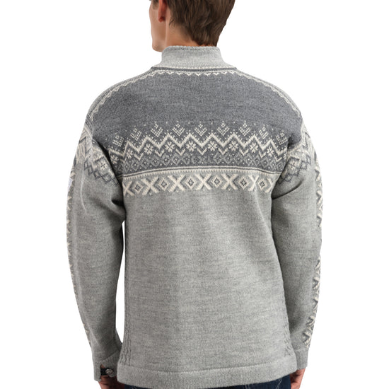 Dale Of Norway M 140TH ANNIVERSARY MASC SWEATER Lightcharcoal Smoke Offwhite 3XL - PeakStyle