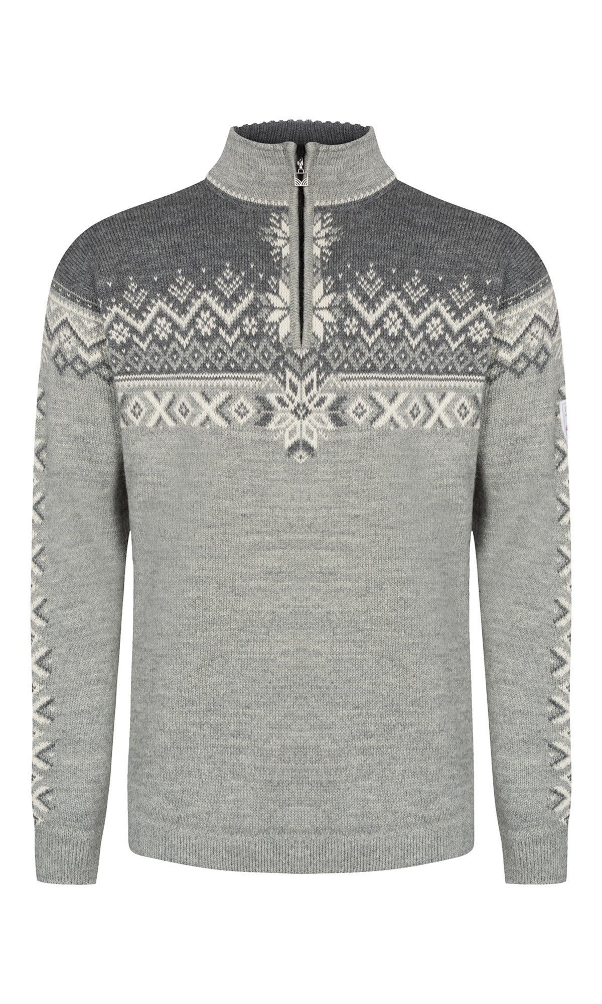 Dale Of Norway M 140TH ANNIVERSARY MASC SWEATER Lightcharcoal Smoke Offwhite 3XL - PeakStyle