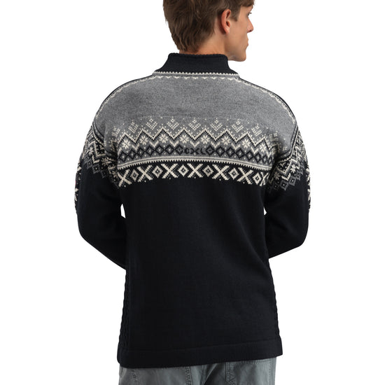 Dale Of Norway M 140TH ANNIVERSARY MASC SWEATER Black Smoke Offwhite 3XL - PeakStyle