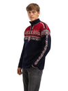 Dale Of Norway M 140TH ANNIVERSARY MASC SWEATER Navy Redrose Offwhite 3XL - PeakStyle