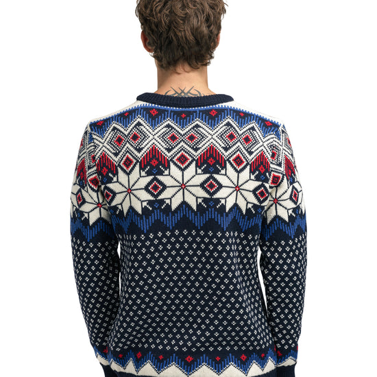 Dale Of Norway M VEGARD MASCULINE SWEATER Navy OffWhite Ultramarin Rasb L - PeakStyle