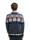 Dale Of Norway M VEGARD MASCULINE SWEATER Navy OffWhite Ultramarin Rasb L - PeakStyle