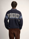Dale of Noorwegen BLYFJELL Heren Midnight Navy - Blue Shadow - Offwhite - Koper - Studio achteraanzicht