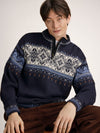 Dale of Noorwegen BLYFJELL Heren Midnight Navy - Blue Shadow - Offwhite - Koper - Studiozitten