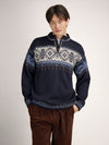 Dale of Noorwegen BLYFJELL Heren Midnight Navy - Blue Shadow - Offwhite - Koper - Studio vooraanzicht