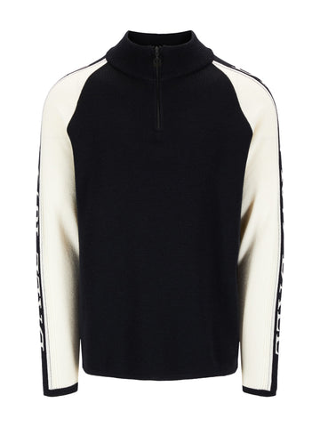 Dale Of Norway SKARSTIND 1879 Jersey de merino para hombre – Negro - Blanco roto – Packshot