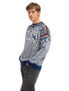 Dale Of Noorwegen 1994 Wollen Trui Heren – Indigo - Mosterd - Flessengroen Studio Pagina