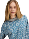 Dale Of Noorwegen LANGØY Dames – Arctisch Blauw – Gebroken wit – Studio – 96341_H00_LANGØY_FEM_SWEATER- 6