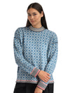 Dale Of Noorwegen LANGØY Dames – Arctisch Blauw – Gebroken wit – Studio – 96341_H00_LANGØY_FEM_SWEATER_00