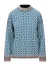 Dale Of Noorwegen LANGØY Dames – Arctic Blue – Offwhite – Packshot – 96341_H00_Langoy_fem_sweater
