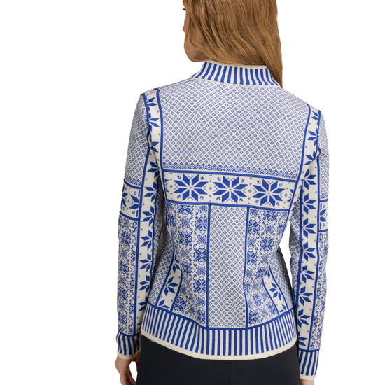 Dale Of Norway VARDÅSEN Damen – Offwhite - Ultramarine – Studio – 96361_A00_VARDAÅSEN_FEM_SWEATER- 19