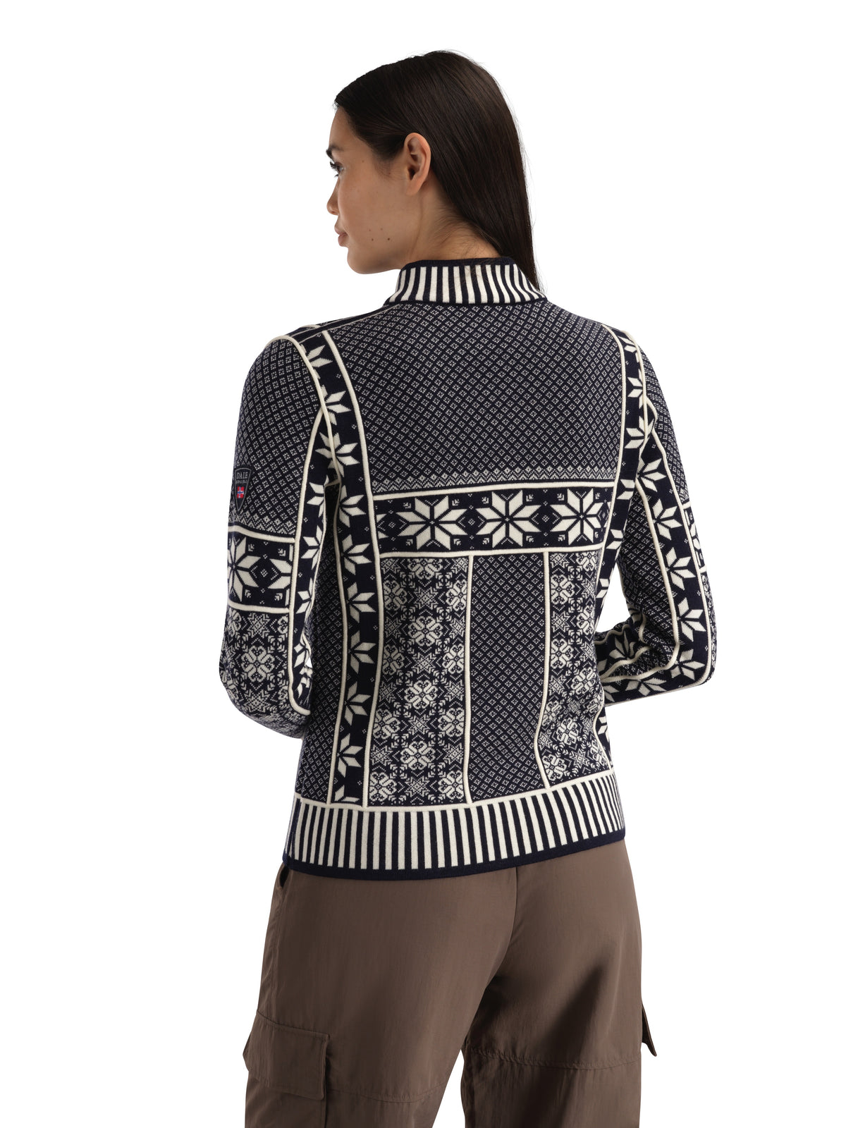 Dale Of Norway VARDÅSEN Damen – Marine - Offwhite – Studio – 96361_C00_VARDASEN_FEM_SWEATER-584
