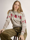 Dale Of Norway EGERSUND Damen – Sand Melange - Offwhite - Red Rose – Studio 4