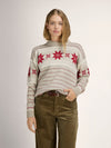 Dale Of Norway EGERSUND Damen – Sand Melange - Offwhite - Red Rose – Studio 1