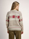 Dale Of Norway EGERSUND Damen – Sand Melange - Offwhite - Red Rose – Studio 3