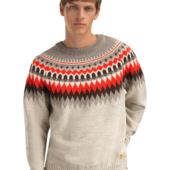 Dale Of Norway LOSNA Wollpullover Herren – Birch - Vanilla