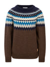 Dale Of Norway LOSNA Wollpullover Herren – Coffee - Navy