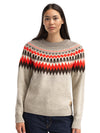 Dale Of Norway LOSNA Wollpullover Damen – Birch Melange - Coffee