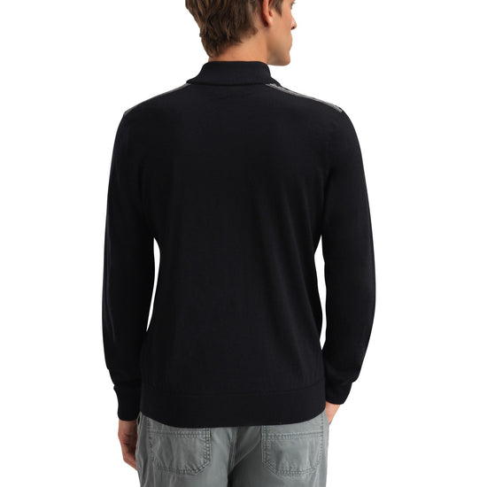 Dale Of Norway LIASET Merino-Pullover Herren – Black - Offwhite