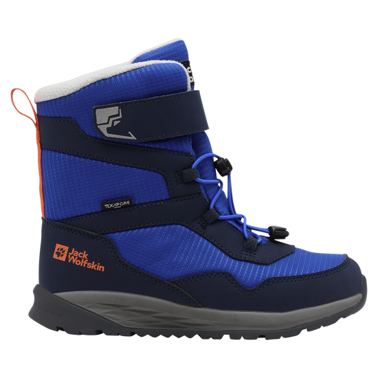Jack Wolfskin POLAR BEAR-B TEXAPORE HIGH VC K Kinder Winterstiefel – Crisp Cobalt – Packshot 1