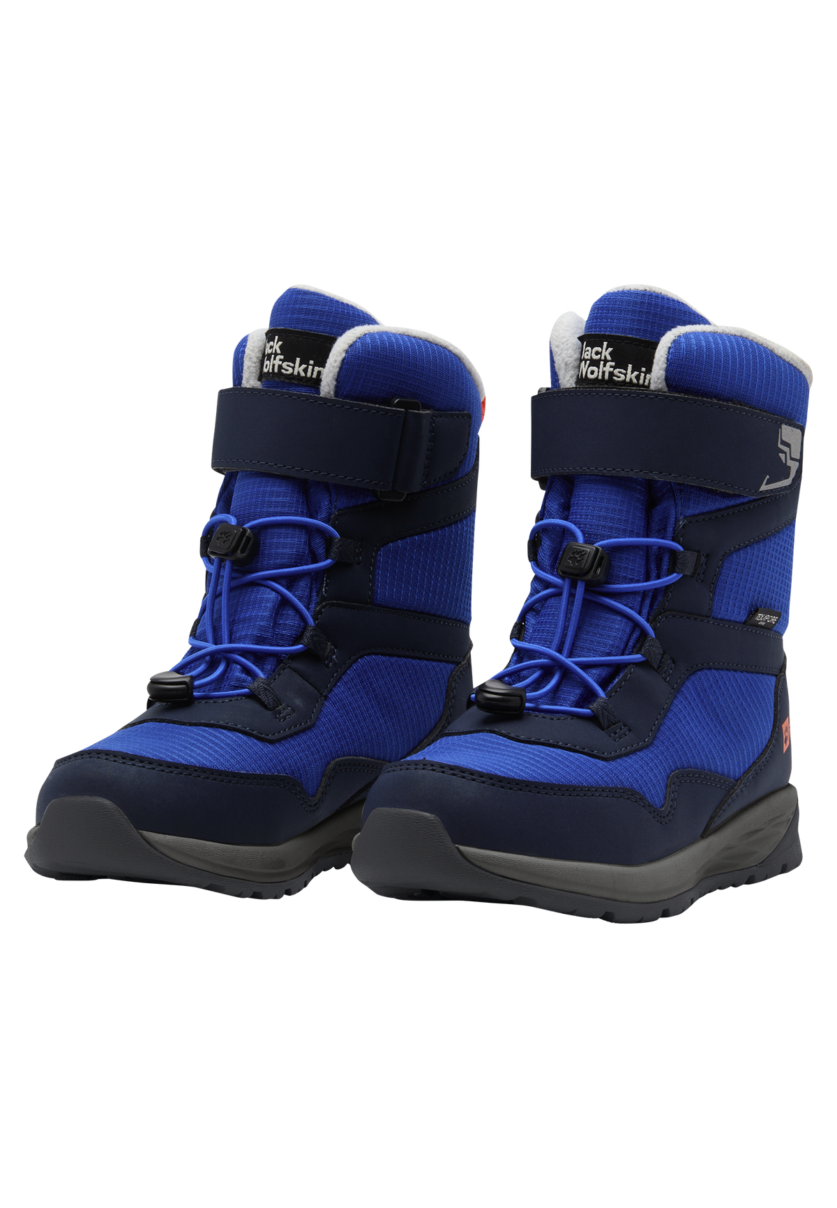 Jack Wolfskin POLAR BEAR-B TEXAPORE HIGH VC K Kinder Winterstiefel – Crisp Cobalt – Packshot 3