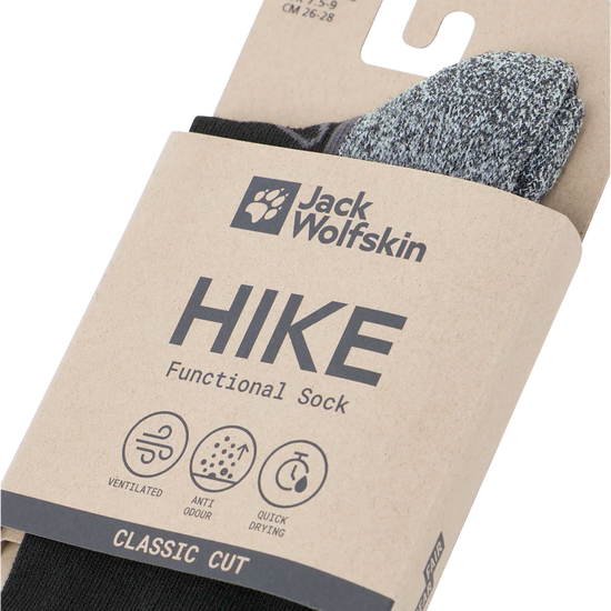 Jack Wolfskin VOJO LIGHT SOCK CL C black 47-49 - PeakStyle